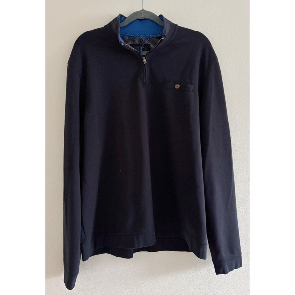 Ted Baker Navy Blue Pullover Sweater Size 7